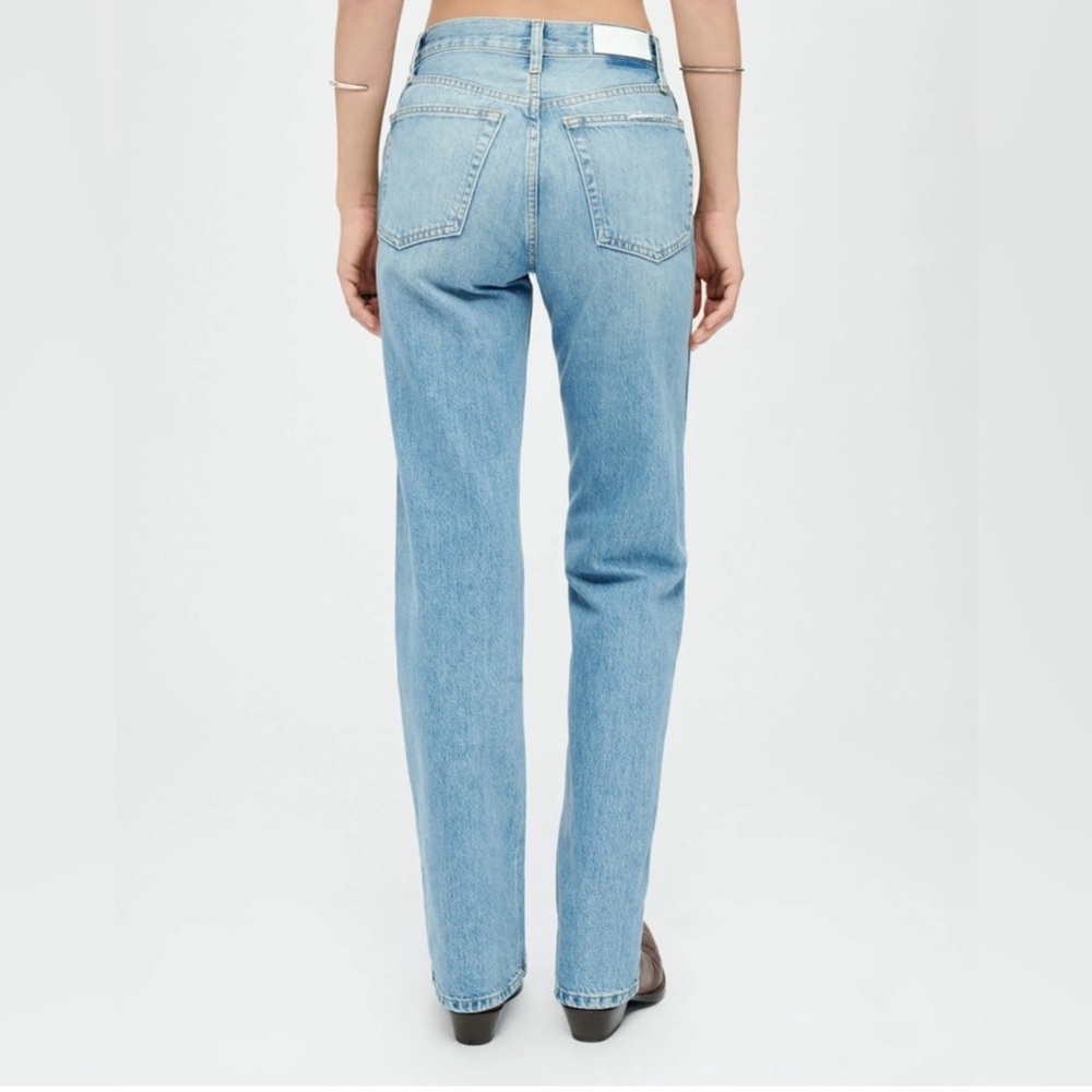 NEW Re/Done 90s High Rise Loose Jeans 60s Fade Size 30 - Picture 2 of 5